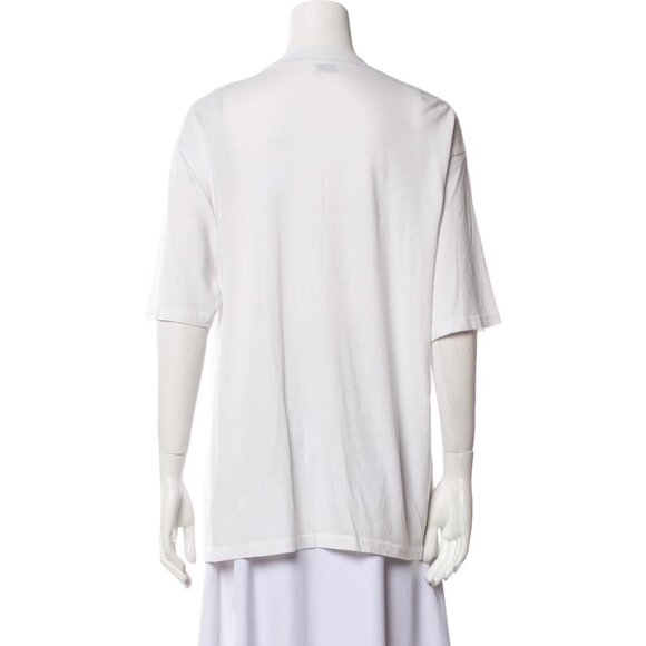 Anine Bing Cason Oversized T-Shirt New York Blur White Tee size Small - Picture 3 of 7